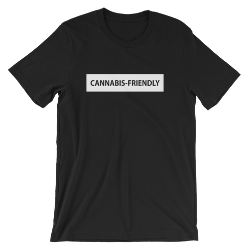 Weed t-shirt Black Cannabis-Friendly