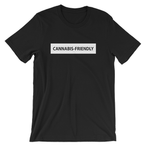 Weed t-shirt Black Cannabis-Friendly