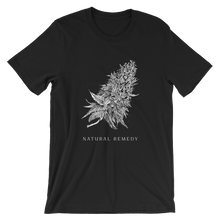 Weed t-shirt Black Natural Remedy Full Size