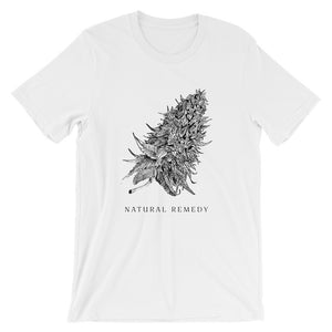 Weed t-shirt White Natural Remedy Full Size