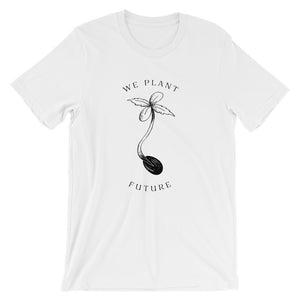 Weed t-shirt White We Plant Future Full Size